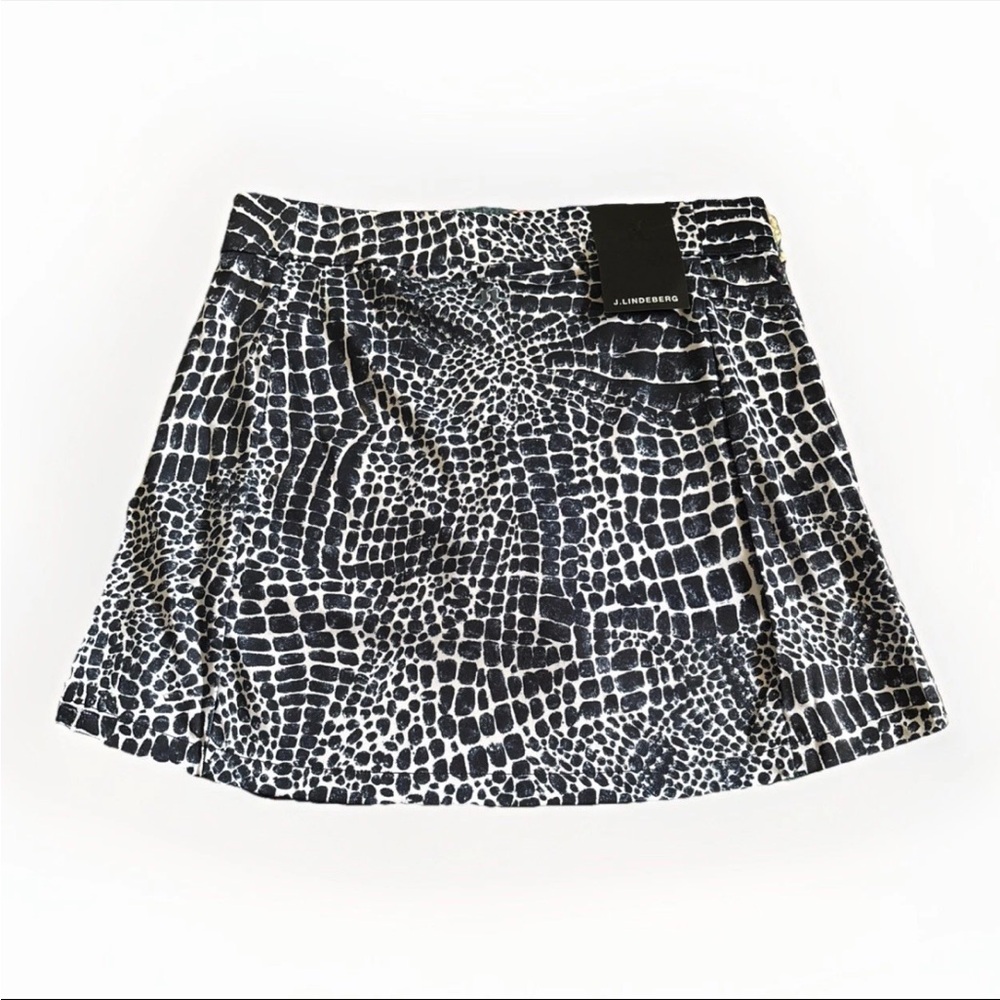 J. Lindeberg Amelie Mid Golf Skirt Print Size Medium NWT $98